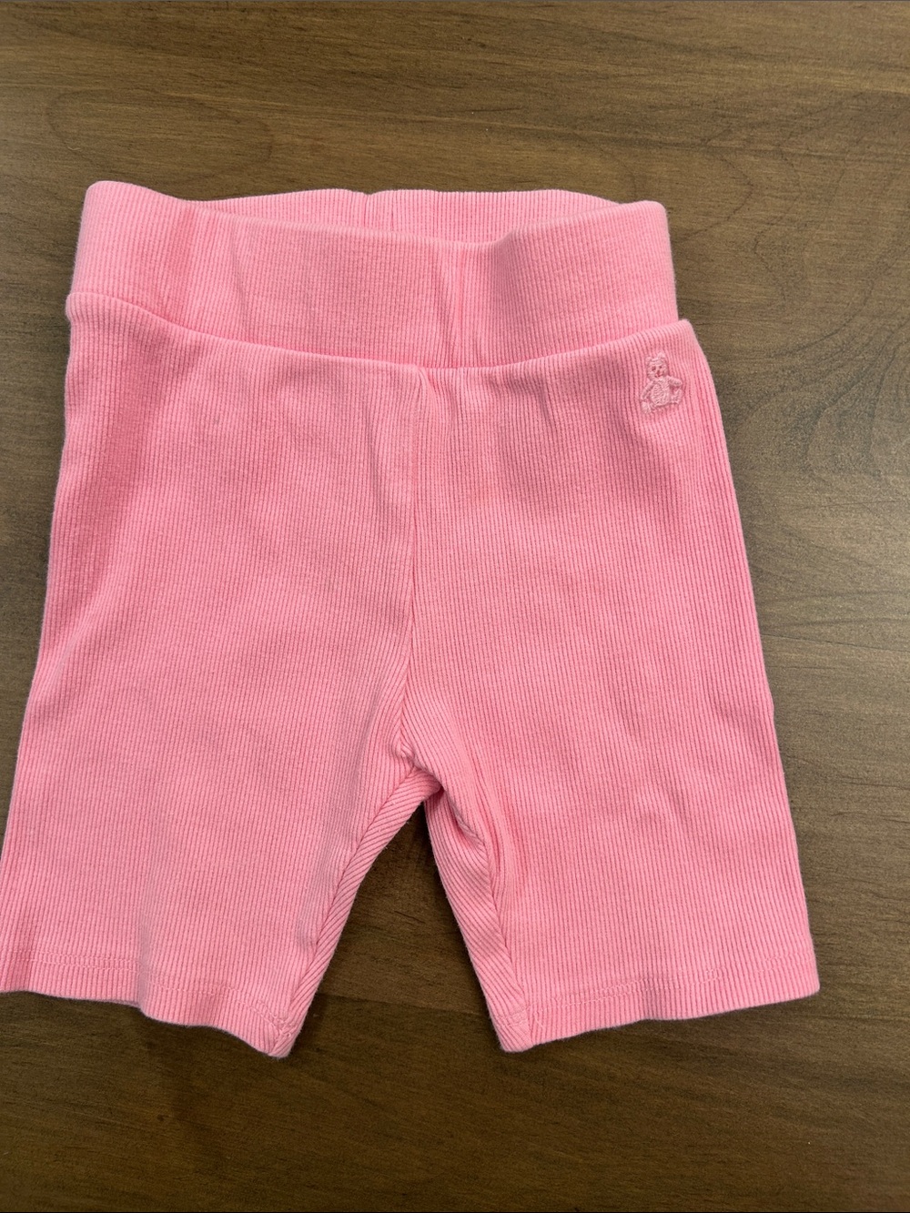 GAP Pink Ribbed Kids Leggings Shorts